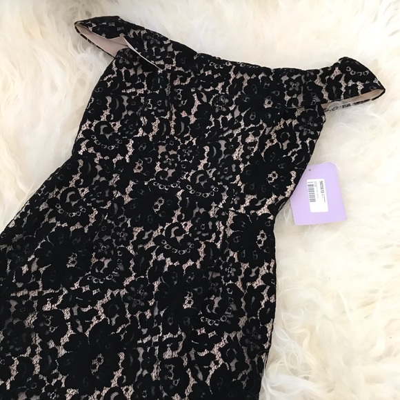 JS COLLECTIONS Womens Lace Mini Cocktail Dress - Picture 3 of 7